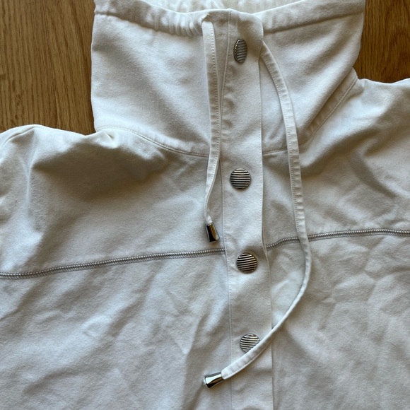 Zenergy by Chico’s Off White Flannel Pullover - Picture 4 of 10